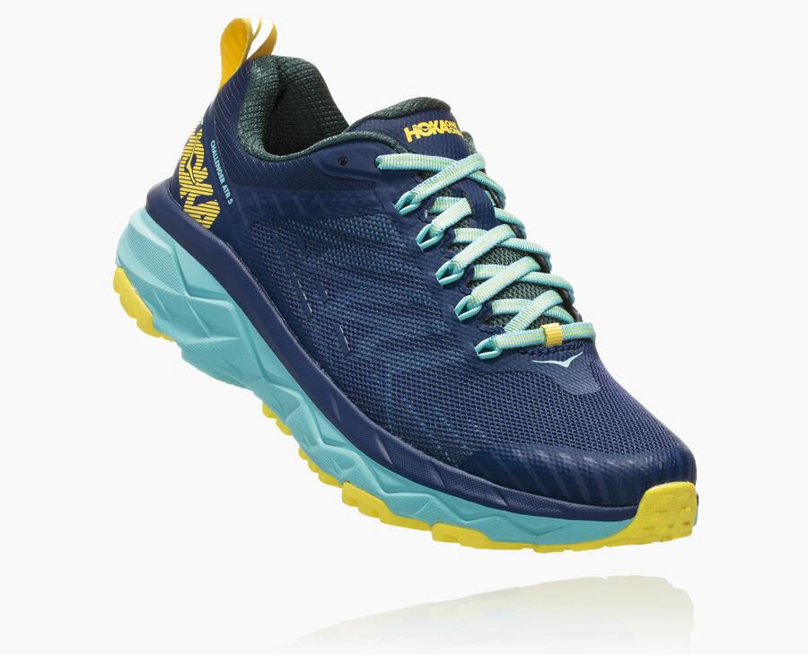 Hoka One One Challenger Atr 5 - Women Trail Shoes - Blue,Australia RYH-954203